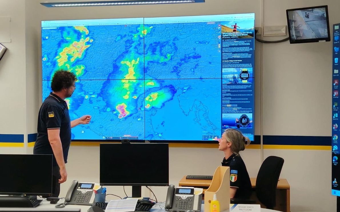 Maltempo del 2 giugno, Protezione Civile