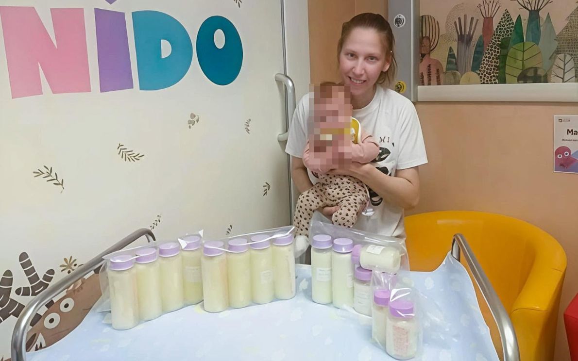 Mamma Mirela ha donato latte materno