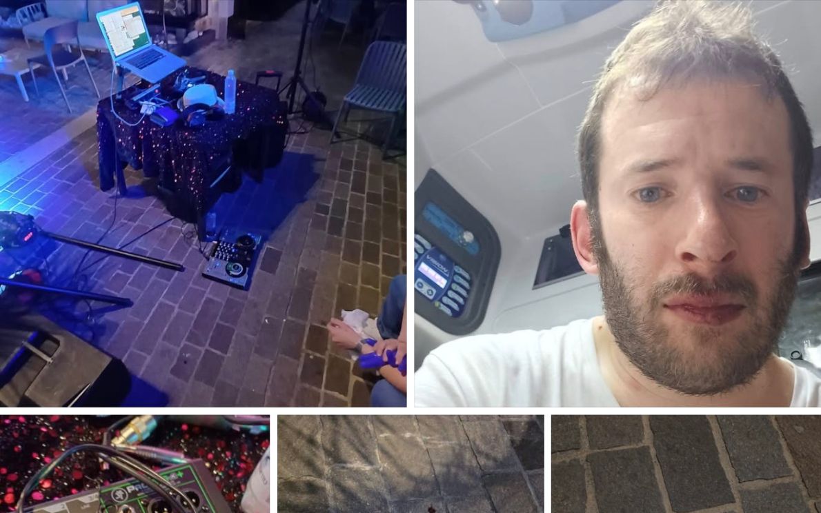 Il dj picchiato