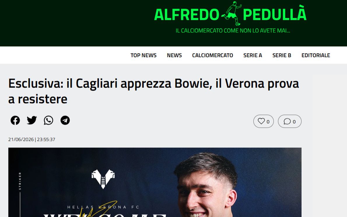 Screenshot alfredopedullà.com