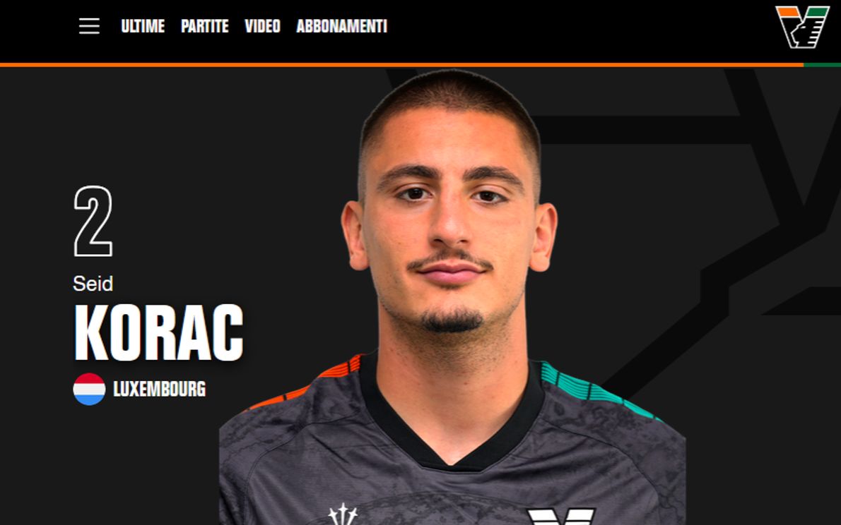 Seid Korac, foto veneziafc