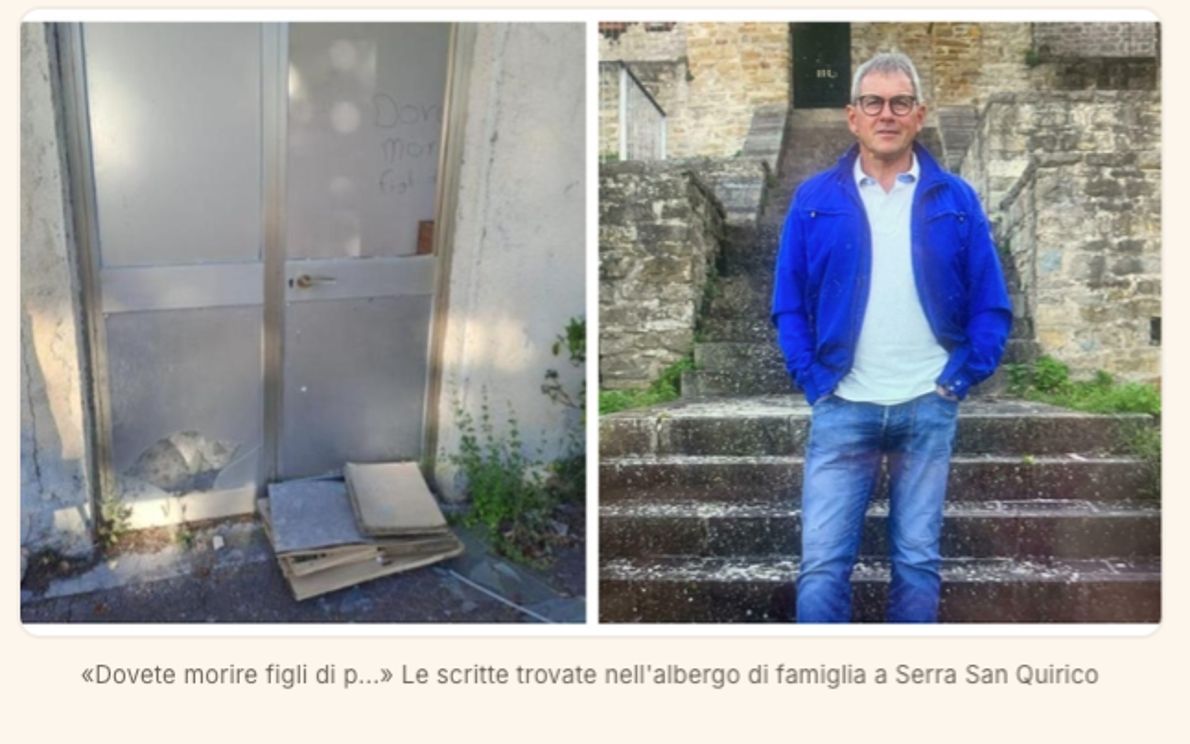 Minacce a Cuicchi (fonte: Corriere Adriatico)