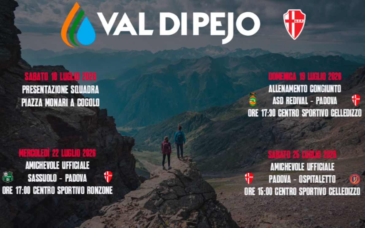 Programma ritiro a Pejo