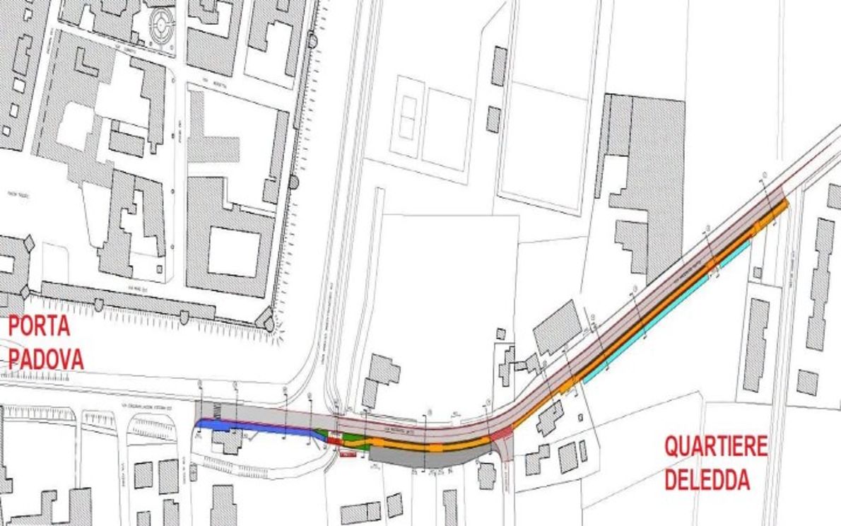 Pista ciclabile a Montagnana