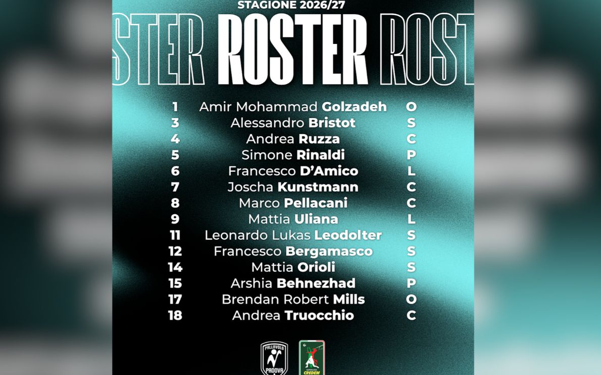 Pallavolo Padova – Roster 2026/2027