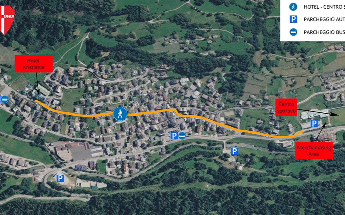 Mappa ritiro Pejo