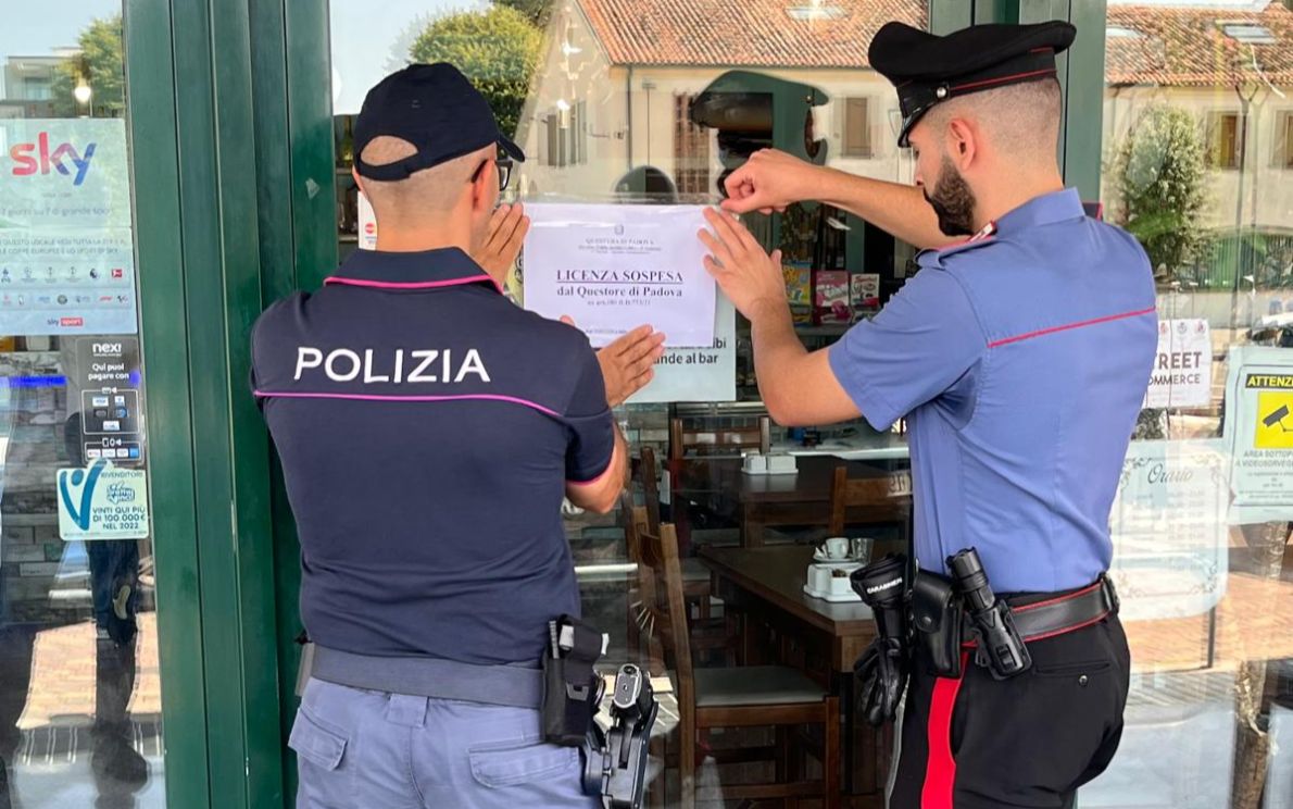 Chiusura Bar All’Angolo di Mestrino