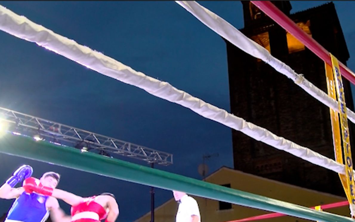 Boxe sotto la Torre a Piove di Sacco
