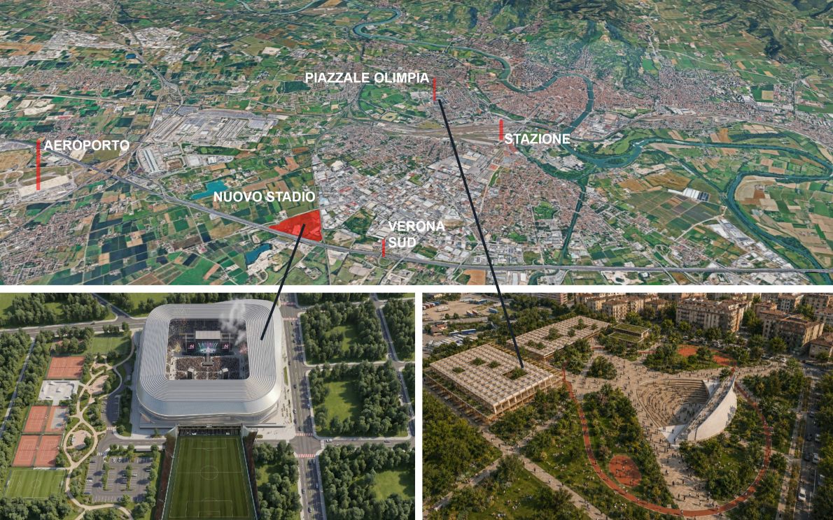 Piantina nuovo stadio