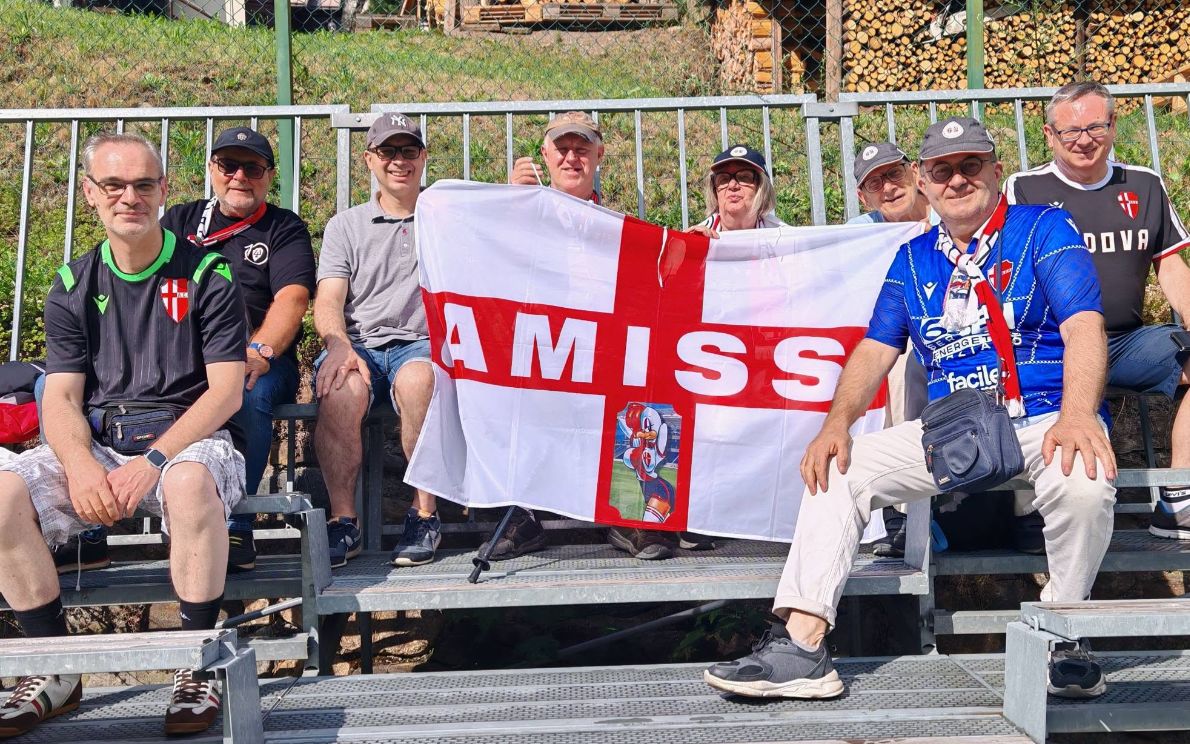 I tifosi Amissi in ritiro con il Padova