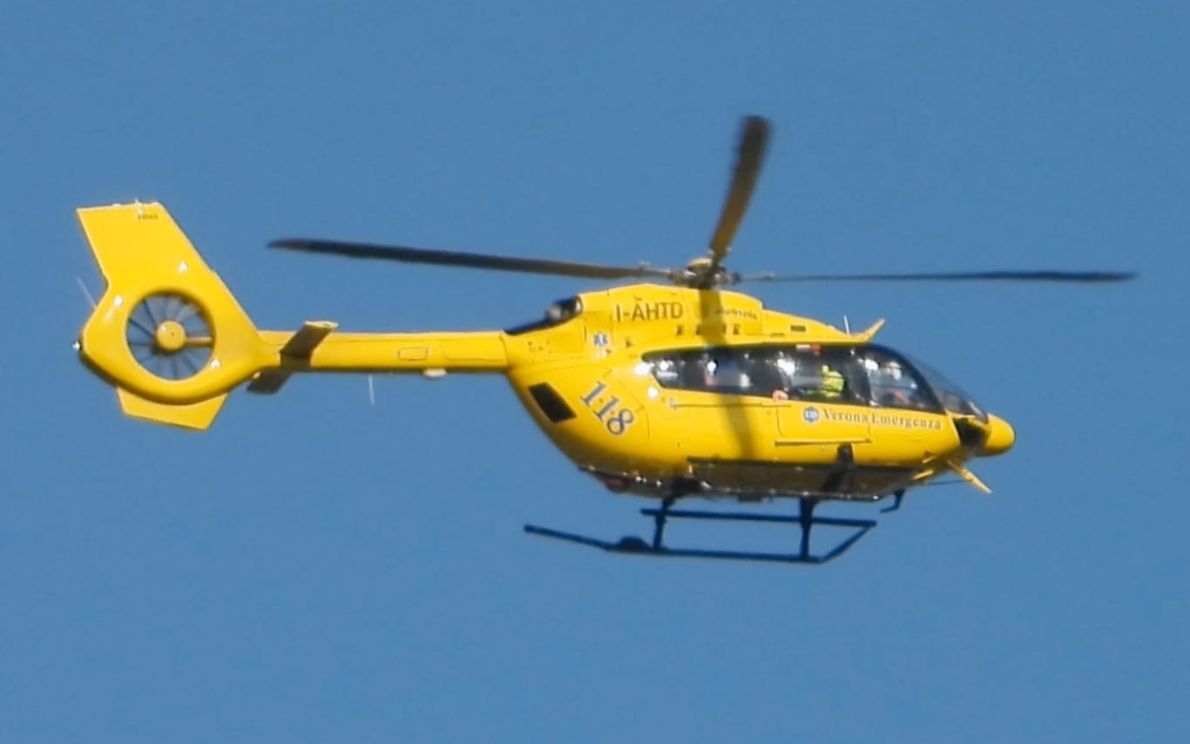 L’elicottero di Verona Emergenza