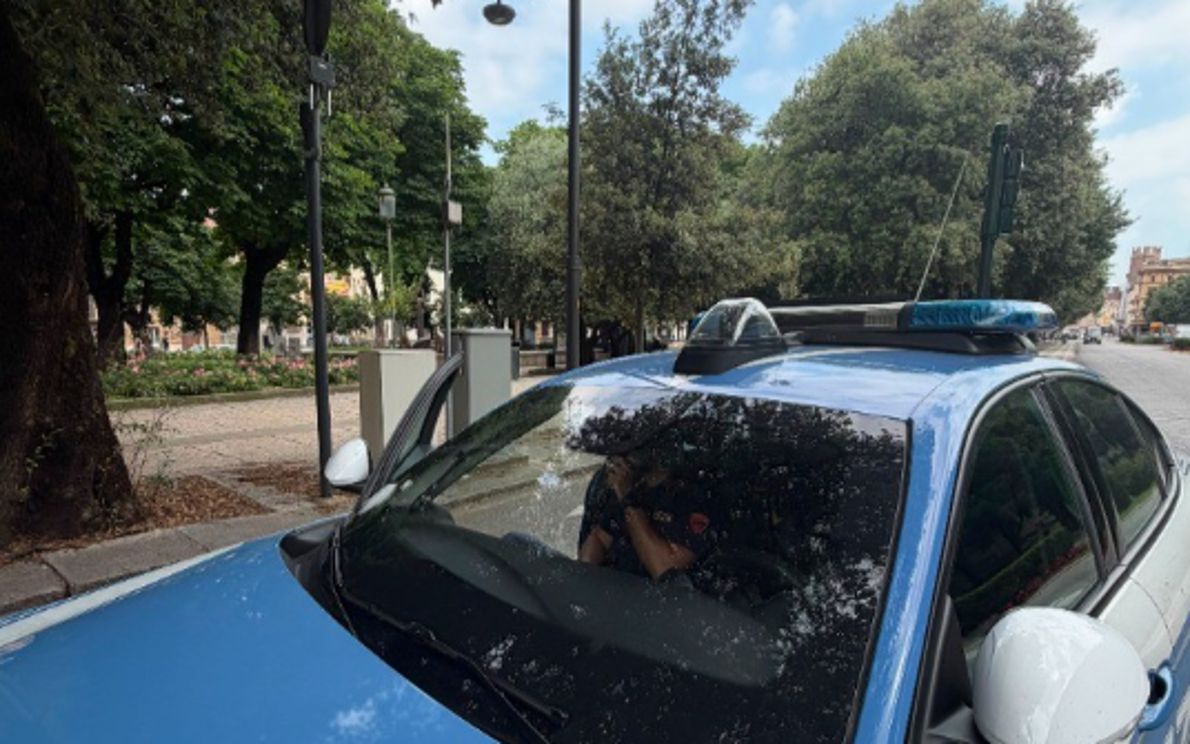 Polizia in centro