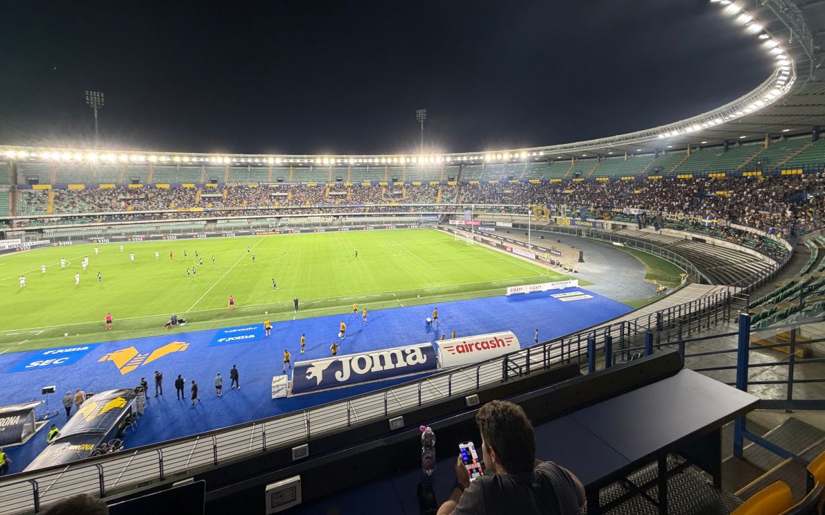 Lo stadio Bentegodi