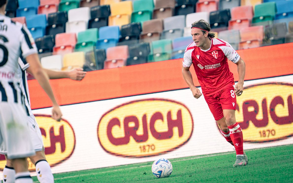 Fusi, capitano del Padova (foto Boggian)