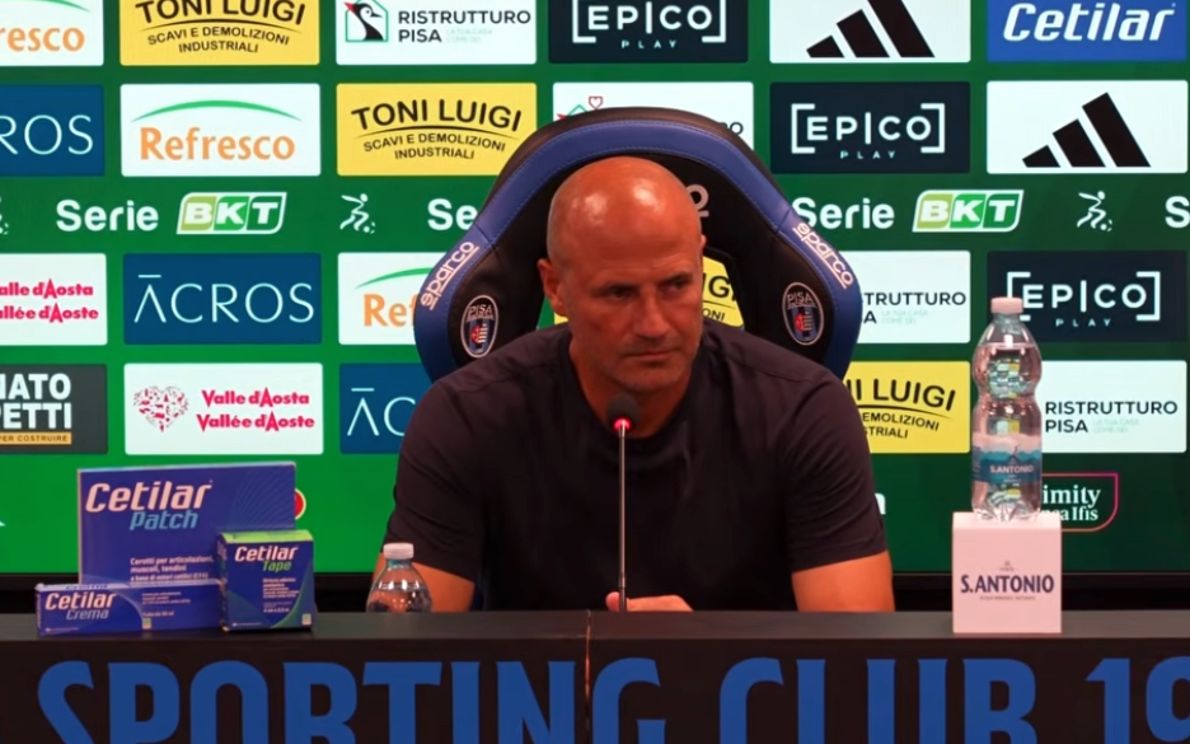 Paolo Bianco, allenatore del Pisa