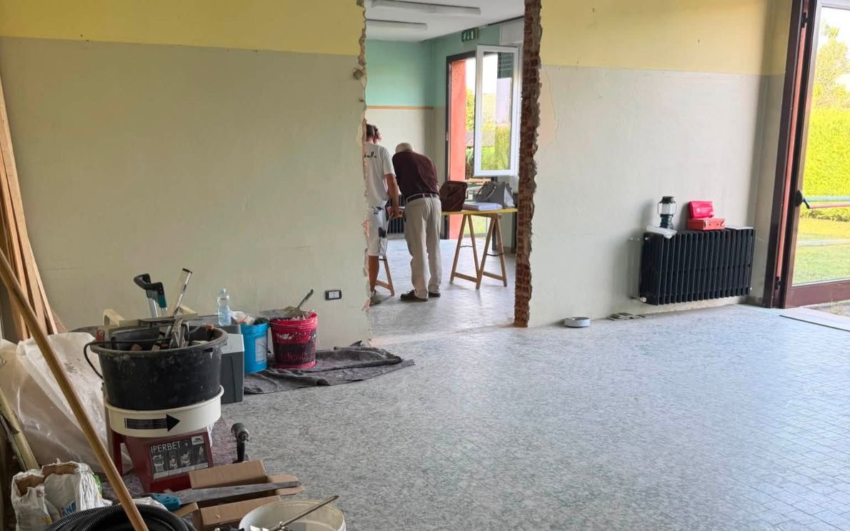 Lavori nelle scuole di Albignasego