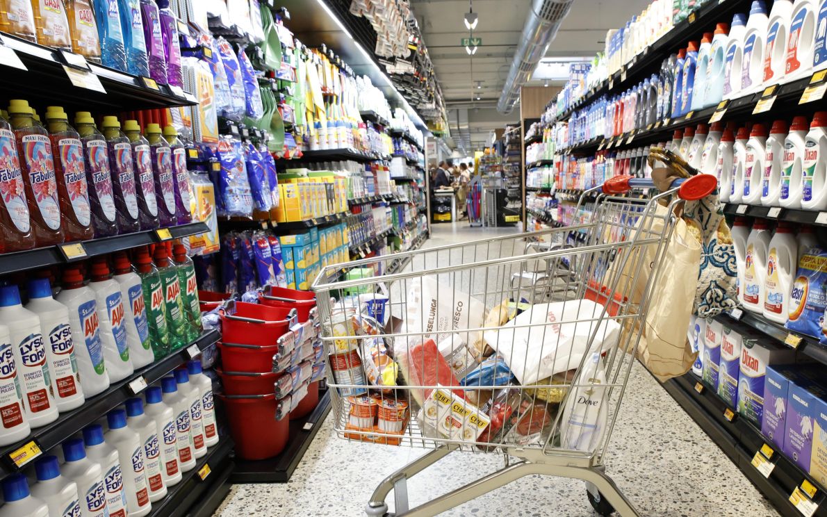 Carrello supermercato (Imagoeconomica)