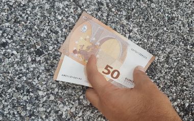 Soldi trovati al parco