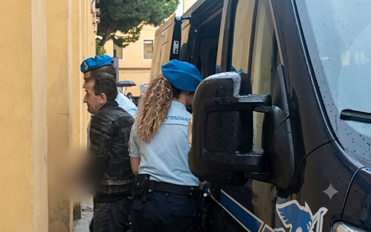 Franco Ramponi con la Polizia Penitenziaria