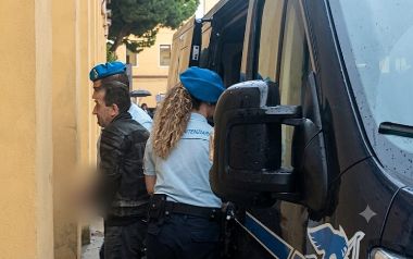 Franco Ramponi con la Polizia Penitenziaria