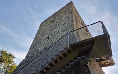 Nuova scala alla Rocca di Monselice
