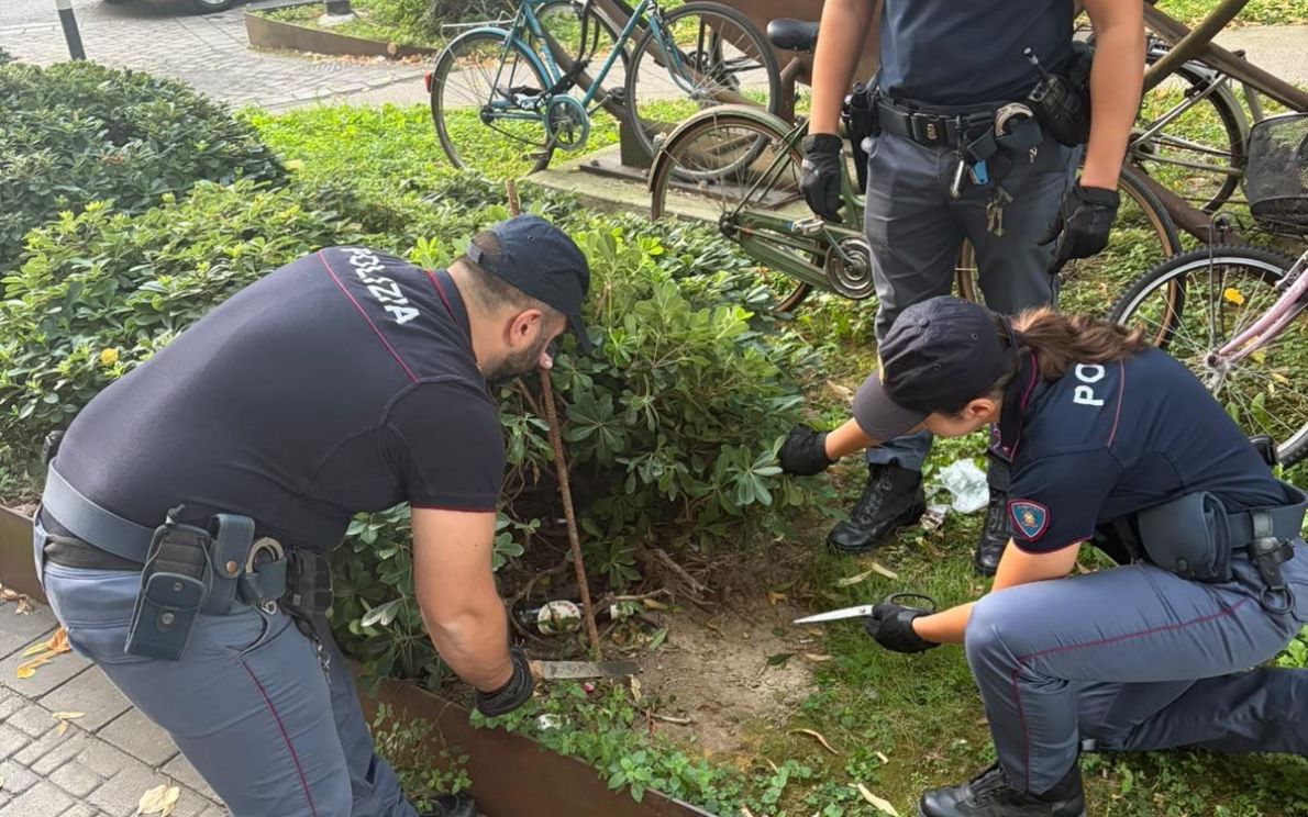 Controlli della Polizia in zona Stazione