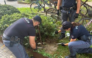 Controlli della Polizia in zona Stazione