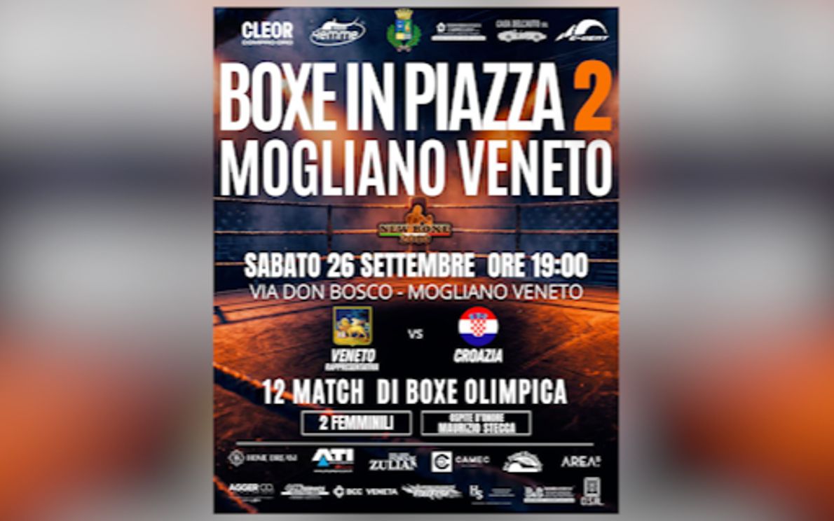 Boxe in Piazza 2 a Mogliano Veneto