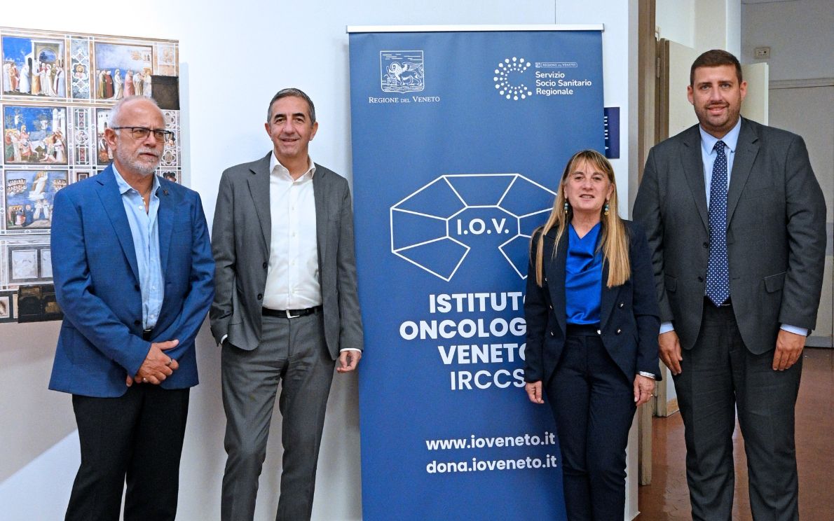 Presidente Canella in visita allo IOV