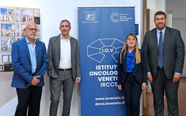 Presidente Canella in visita allo IOV