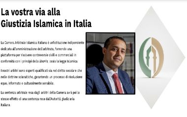 Camera arbitrale islamica, Avvocato Vanin