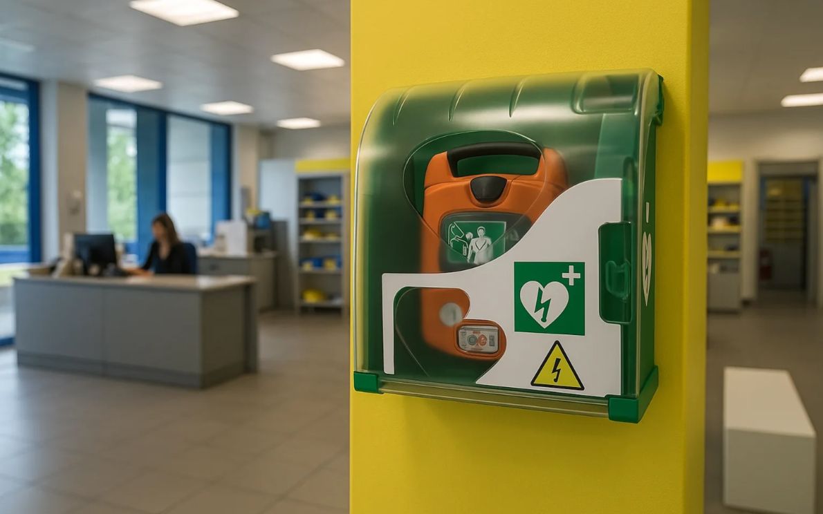 Defibrillatore Poste Italiane