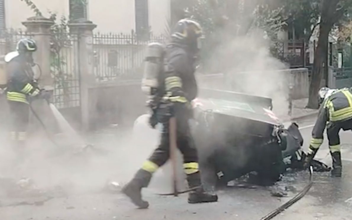 Incendio al Giorgi