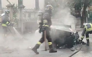 Incendio al Giorgi