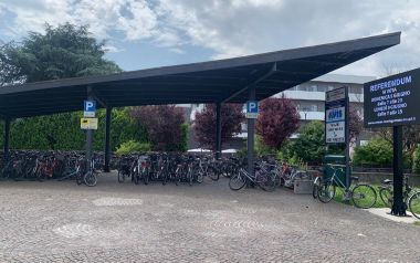 Bici in Stazione a Montegrotto