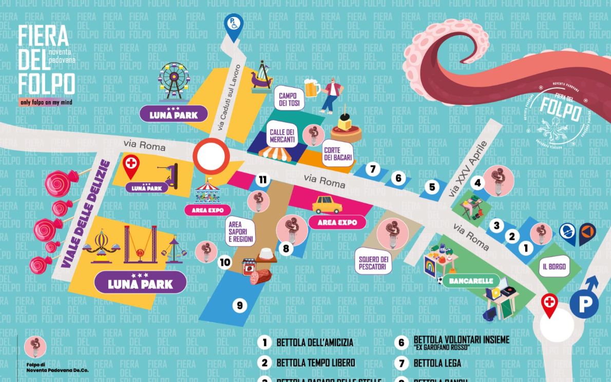 Mappa Fiera del Folpo 2026