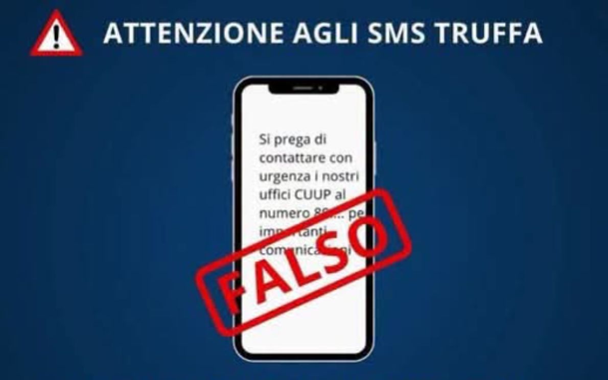 Ulss 6, truffa via sms