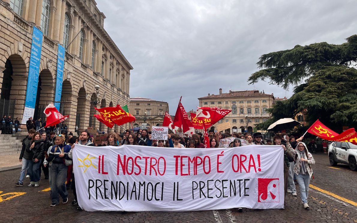 Protesta a Veron