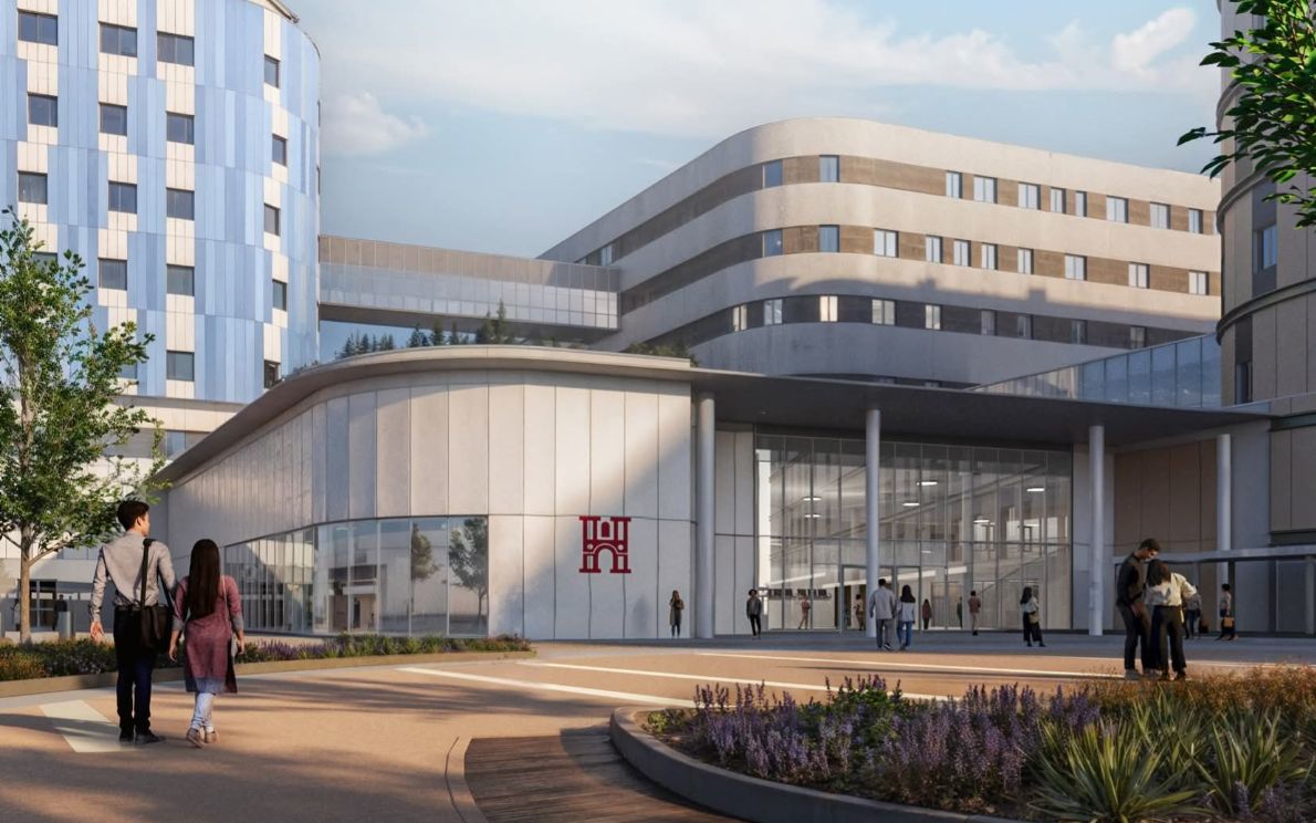 Rendering nuovo ospedale di Padova