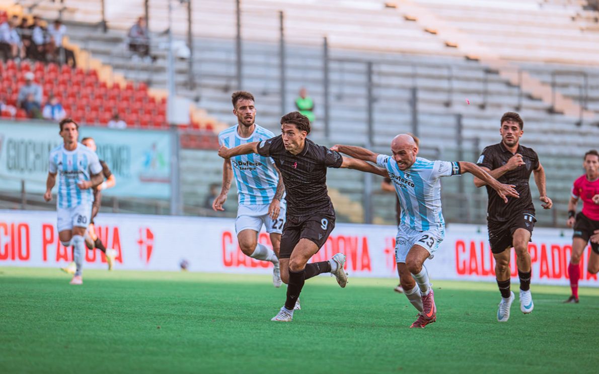 Moro in Padova-Virtus Entella (foto Boggian)