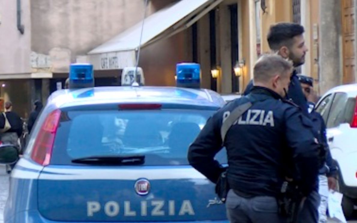 Polizia in centro