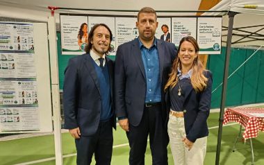 Canella coi due sindaci uscentiFusaro e Businarolo