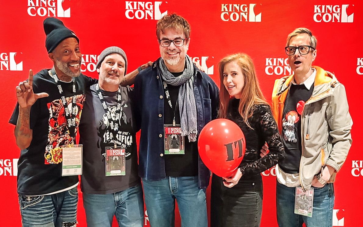 Caserta con il cast di IT